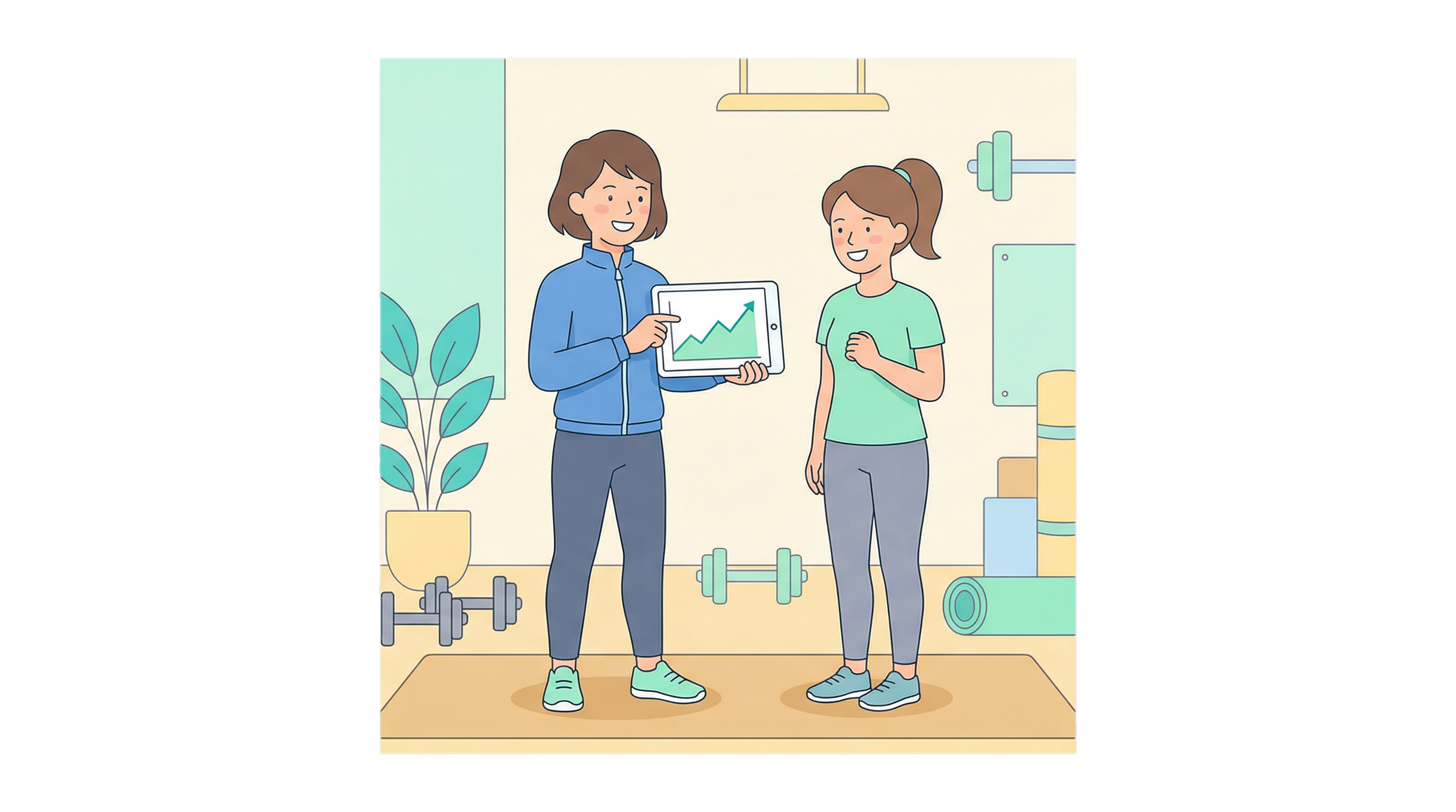 Gym Management Illustration